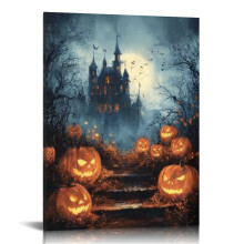Halloween Canvas Wall Art 12x16 inches