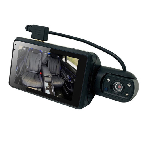 Dual Dash Cam 1296P 3" IPS Screen 170 Wide Angle