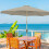 Toile de rechange pour parasol banane d'extérieur 1