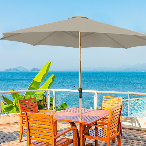 Toile de rechange pour parasol banane d'extérieur