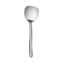 Espátula para wok de acero inoxidable con mango largo