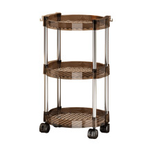 360 Rotating Perfume Organizer, 3-Tier Makeup & Cosmetic Storage Stand (Coffee) – Compatible with Standard Bottles