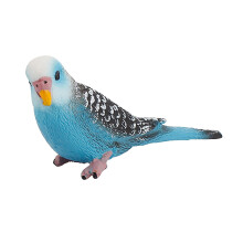 Set di 3 statuette realistiche di pappagalli in plastica