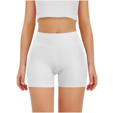Girls Bike Shorts Cartwheel Shorts for Girls Toddler Under Dress Dance Short Kids Biker Shorts White 11-12 Years
