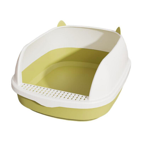 Cat Litter Pan Durable Anti-Splash with Sifting Pedal