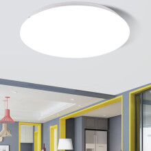 Plafonnier LED rond ultra-mince blanc 12 pouces