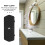 OUNONA silicone kitchen faucet splash guard black 2