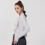 Leichte Damen-Sonnenjacke für Yoga, Grau, Größe 5