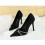 Women's Rhinestone Bow High Heel Pointed Toe Pumps 1