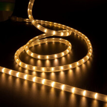 LED Rope Light Warm White 216 LED 18 ft 110 V