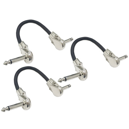 Gitárkábel Effektpedál Patch kábel 3 db 2