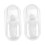 Babyskoformar PVC transparenta 10 st 4,72,42,2 tum 2