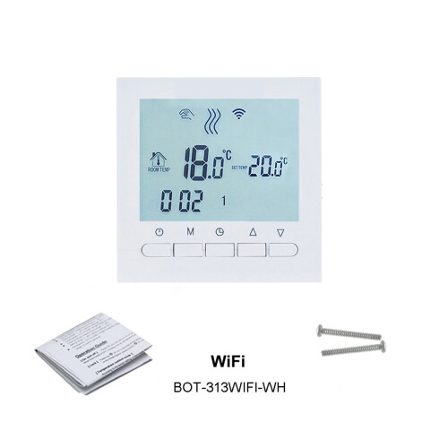 Smart Thermostat for Gas Boiler Heating Weekly Programmable
