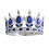 Rhinstenspandbånd til kvinder og piger, blå 1