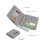 RFID-Blocking Leather Wallet for Women Blue/Grey Small 2