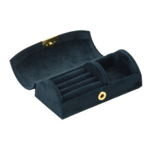 Travel Jewelry Storage Box Portable Elegant Button Large Capacity Earring Necklace Bracelet Ring Organizer Holder Container Case