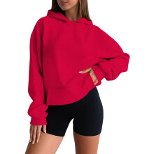Women's Soft Casual Hooded Sweatshirt Lightweight Pullover