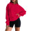 Women's Soft Casual Hooded Sweatshirt Lightweight Pullover 1