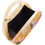 Γυναικείο ψάθινο τσαντάκι με κέντημα από φλοράλ πούλιες και 3