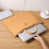 A4 Waterproof Leather File Folder with Hand Strap Brown 1