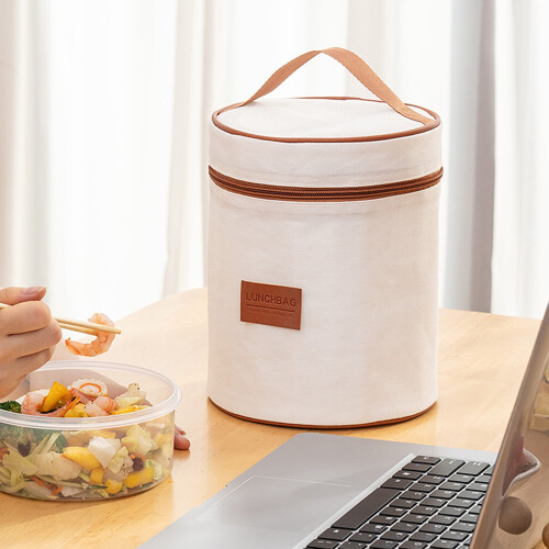 Bolsa térmica de tecido para almoço com grande capacidade