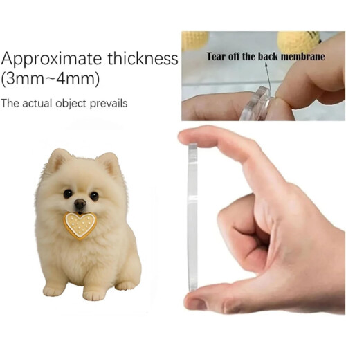 Ημερολόγιο Advent Pomeranian 24ήμερα ακρυλικά στολίδια για σκύλους 2