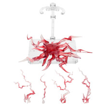 Supporto per action figure Pretyzoom in plastica rossa (1 set)