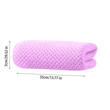Serviette gaufrée en velours épais, à séchage rapide, douce et absorbante