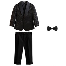 Set costum business pentru copii mici, croială slim fit, 3 bucăți, 12-18 luni