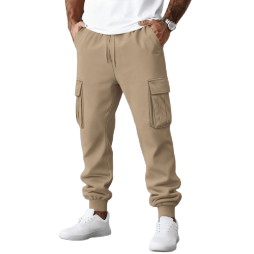 Bríste Cargo Caolfheistithe d'Fhir Khaki L