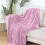 Reversible Flannel Throw Blanket Microfiber Fleece 27x40 5