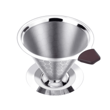 Filtre à café en acier inoxydable pour 1 à 4 tasses