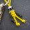 Motorcycle minifigure keychain with umbrella rope weaving 8