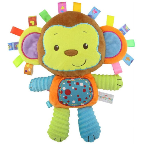 Bréagán Plush Eilifint le Bratán Slándála Taggie do Leanbh 1