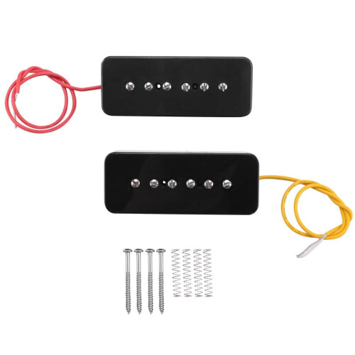 Halsbrosæbestykke P90Pickup Alnico5 Sort