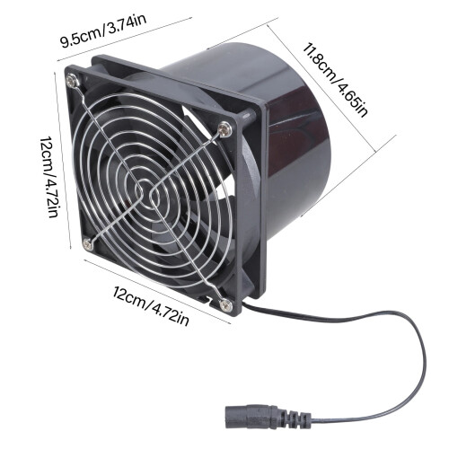 Ηλιακός ανεμιστήρας εξάτμισης 12V με πάνελ και στρογγυλό σωλήνα για σοφίτα 2