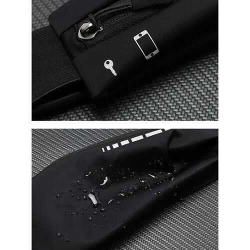 Cinto de corrida unissex com bolso para celular. 1