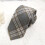 Women's Coffee Plaid Tie Polyester 3pcs 5