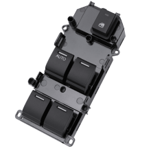 Interruptor do vidro elétrico do motorista para Honda Fit 2014–2020, preto
