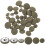 Stofdekorationsknapper Grøn Polyester Aluminium 60 stk 7