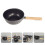 Black Saucepan with Wooden Handle Non-Stick 3.5L 1