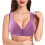 Wire-Free Front-Closure Push-Up Bra with Thick Straps 1