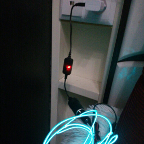 USB-han til 12V bilstikkontakt step-up konverterkabel 1