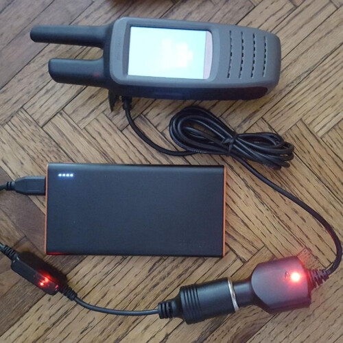 USB-han til 12V bilstikkontakt step-up konverterkabel 2