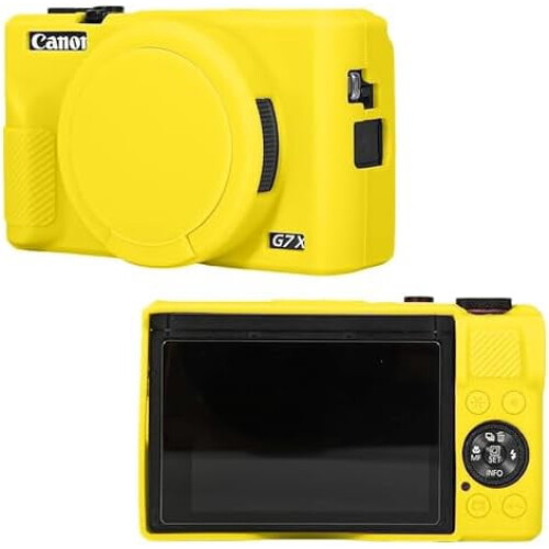 Cás Ceamara Silicone do Canon G7X Mark III Buí