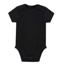 Unisex detské body/romper čierne, 6-9 mesiacov