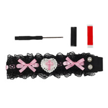 Toetsenbordriem met decoratieve kant, nylon voor 60% ATK68