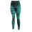 Dameleggings med denimprint, elastisk, slim fit, grøn 2