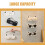 OUNONA väggmonterad solglasögonförvaring ABS 2-pack 7