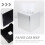 Fyrkantigt näsduksaskskydd galvaniserad design 1-pack 5